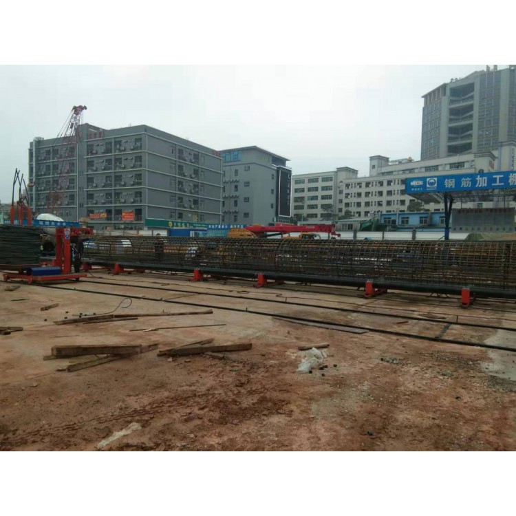 数控钢筋笼绕筋机 绕笼机钢筋笼绕筋过程