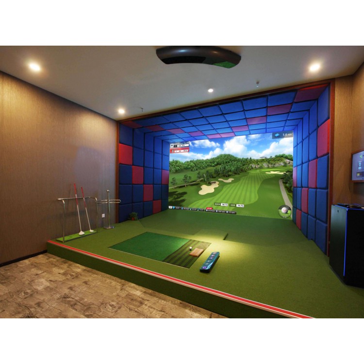2020高速摄像高尔夫模拟器室内韩国正版系统高清球场免费升级