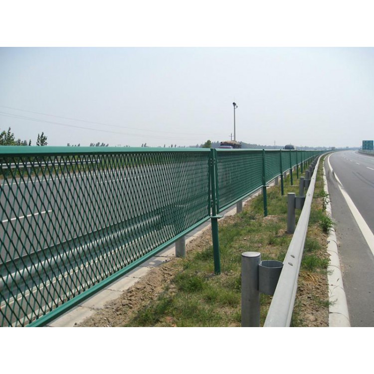 防眩网高速公路桥梁隔离防护防眩网菱形框架网状高速防眩网防护网