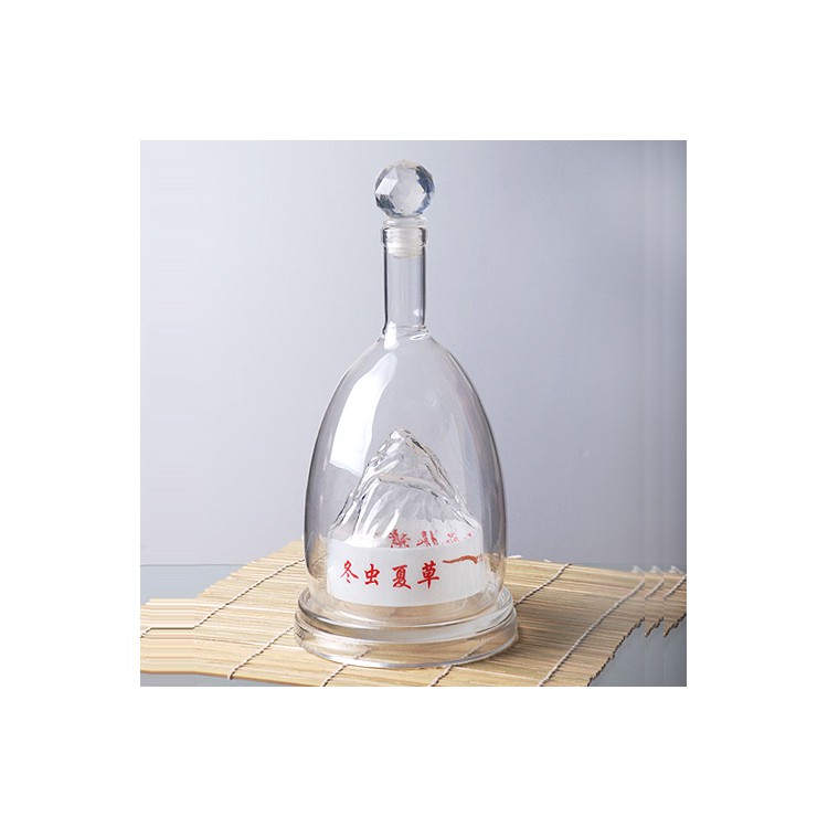 高硼硅玻璃白酒瓶源头厂家定制各种工艺酒瓶