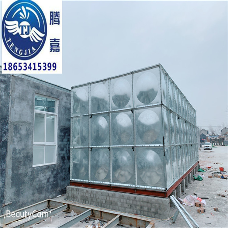 热镀锌水箱 镀锌钢板水箱 装配式镀锌水箱