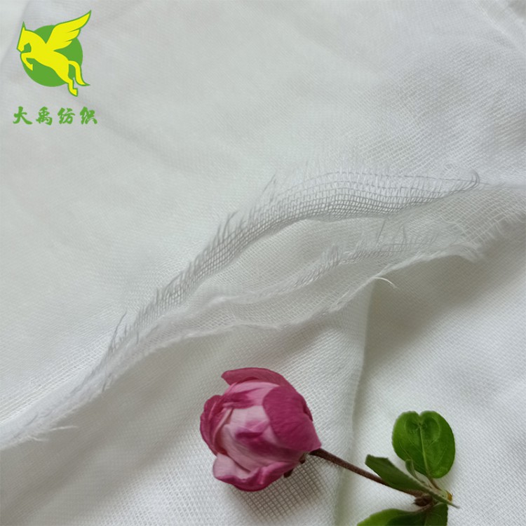 厂家生产定制婴儿服装面料棉纱布坯布 精梳三层平纹全棉胚布