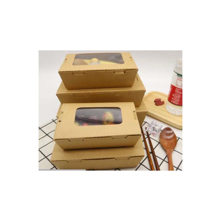 东莞谢岗力川食品包装厂定制打包盒防油纸盒餐盒