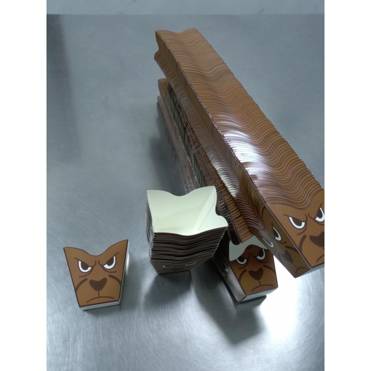 东莞力川食品包装盒定制东莞餐饮防油纸盒生产加工