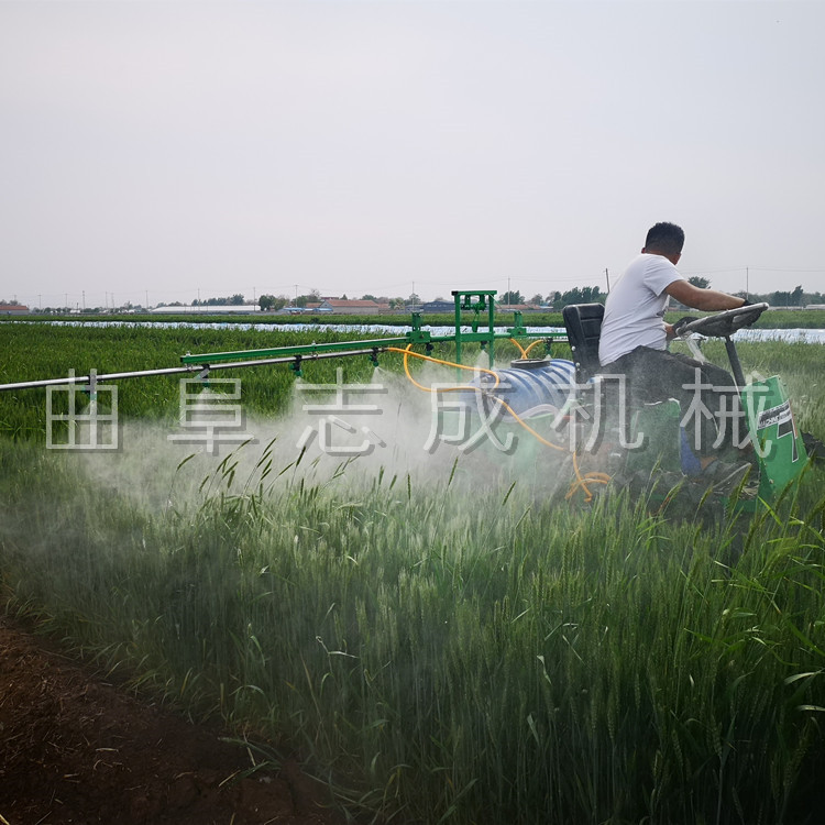 自走式喷杆喷药机测试