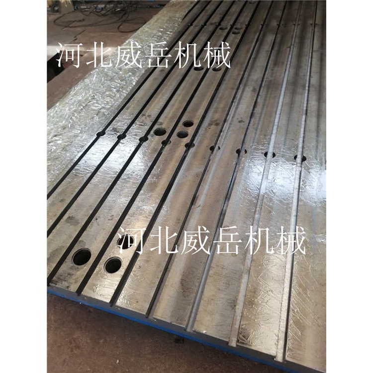 广东铸铁检验平台硬度稳定不长锈 可开T型槽 铸铁平台