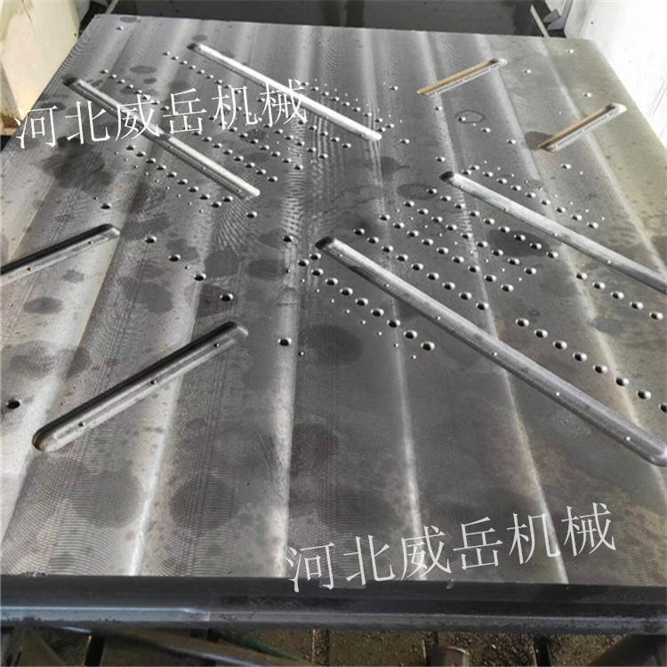 铸铁焊接平台厂家铸铁平台硬度稳定 焊接铸铁平台 T型槽平台