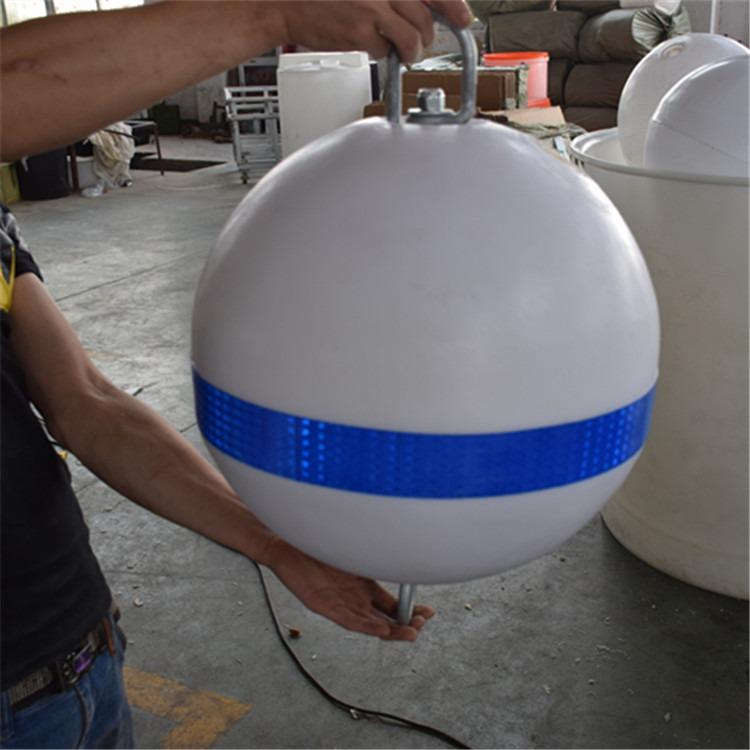 抗老化水面警示浮球橙色水面塑料球