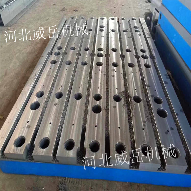 铸铁试验平台|试验平板镗铣床台| 天津t型槽试验平台