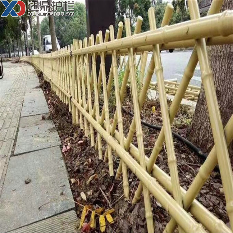 不锈钢仿竹护栏生产厂家户外花园竹篱笆