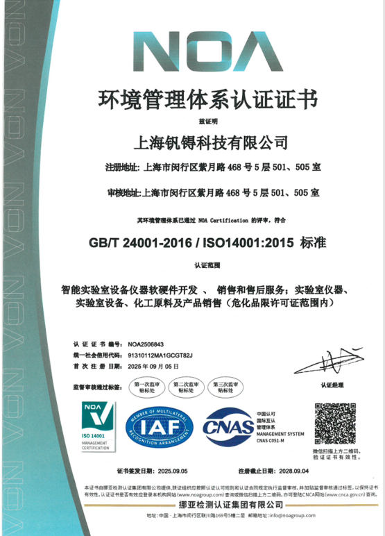 ISO4001环境管理体系认证