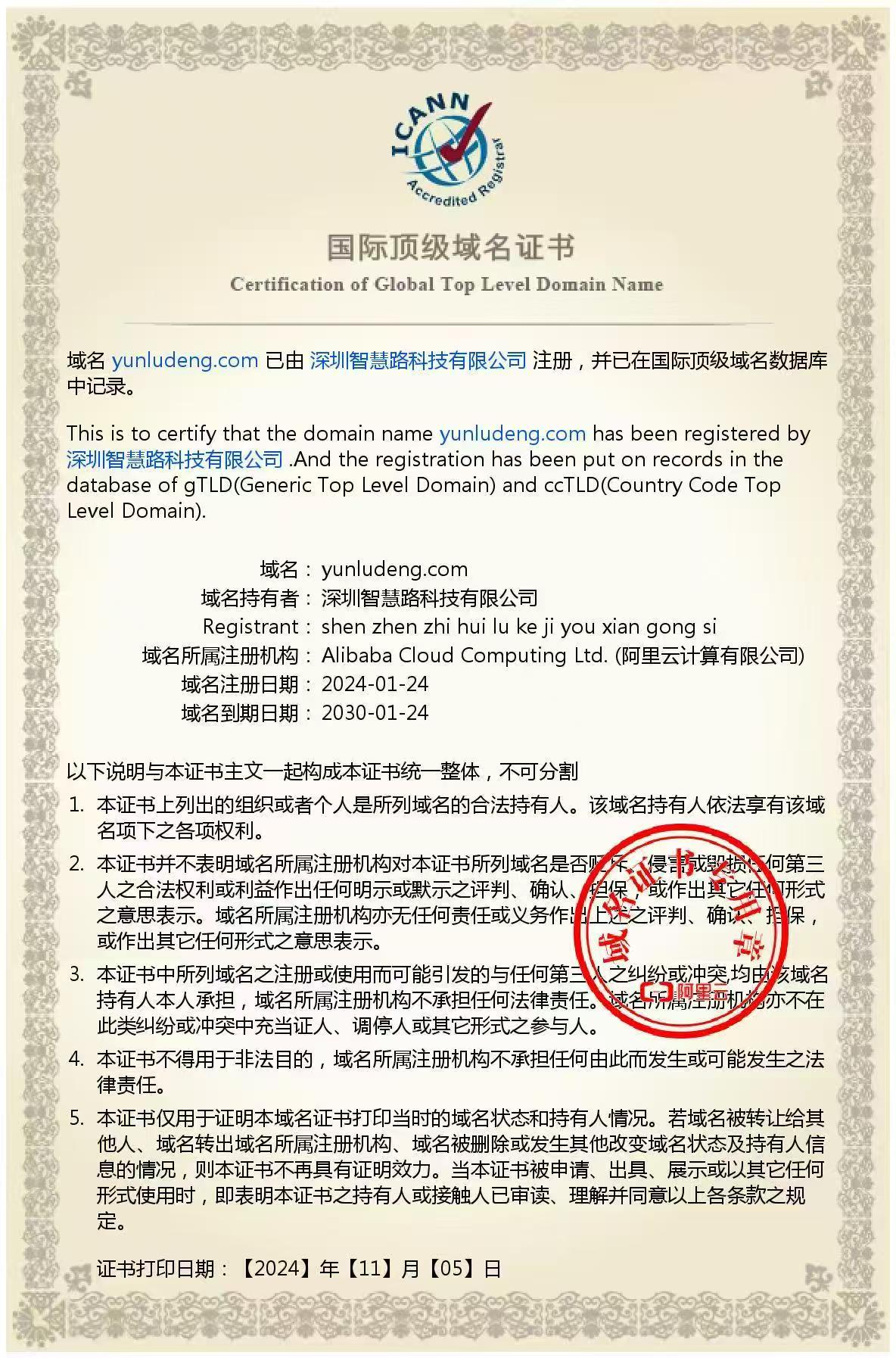 国际域名证书