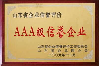 AAA级信誉企业