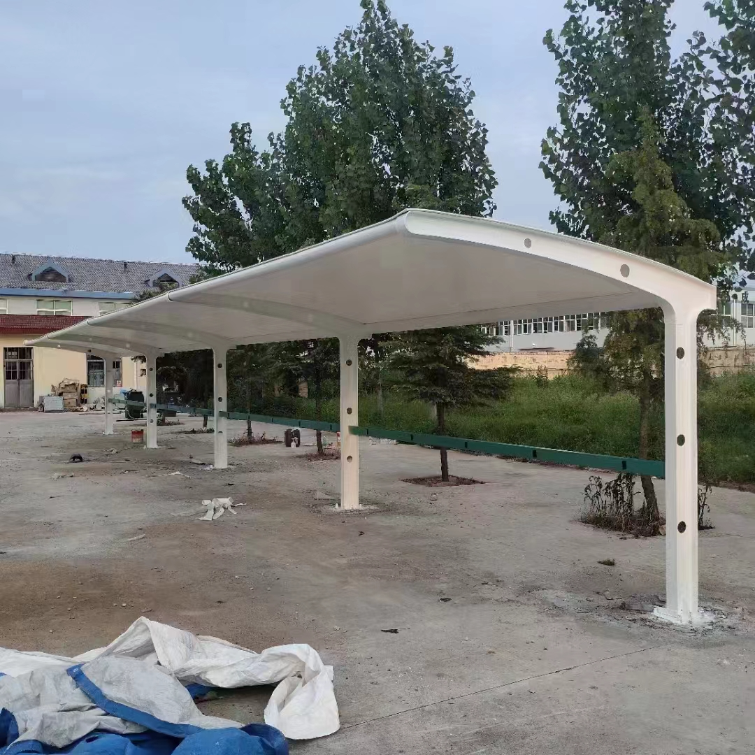 7字型膜结构车棚