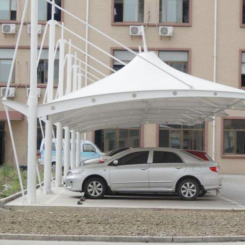 景观膜结构汽车棚