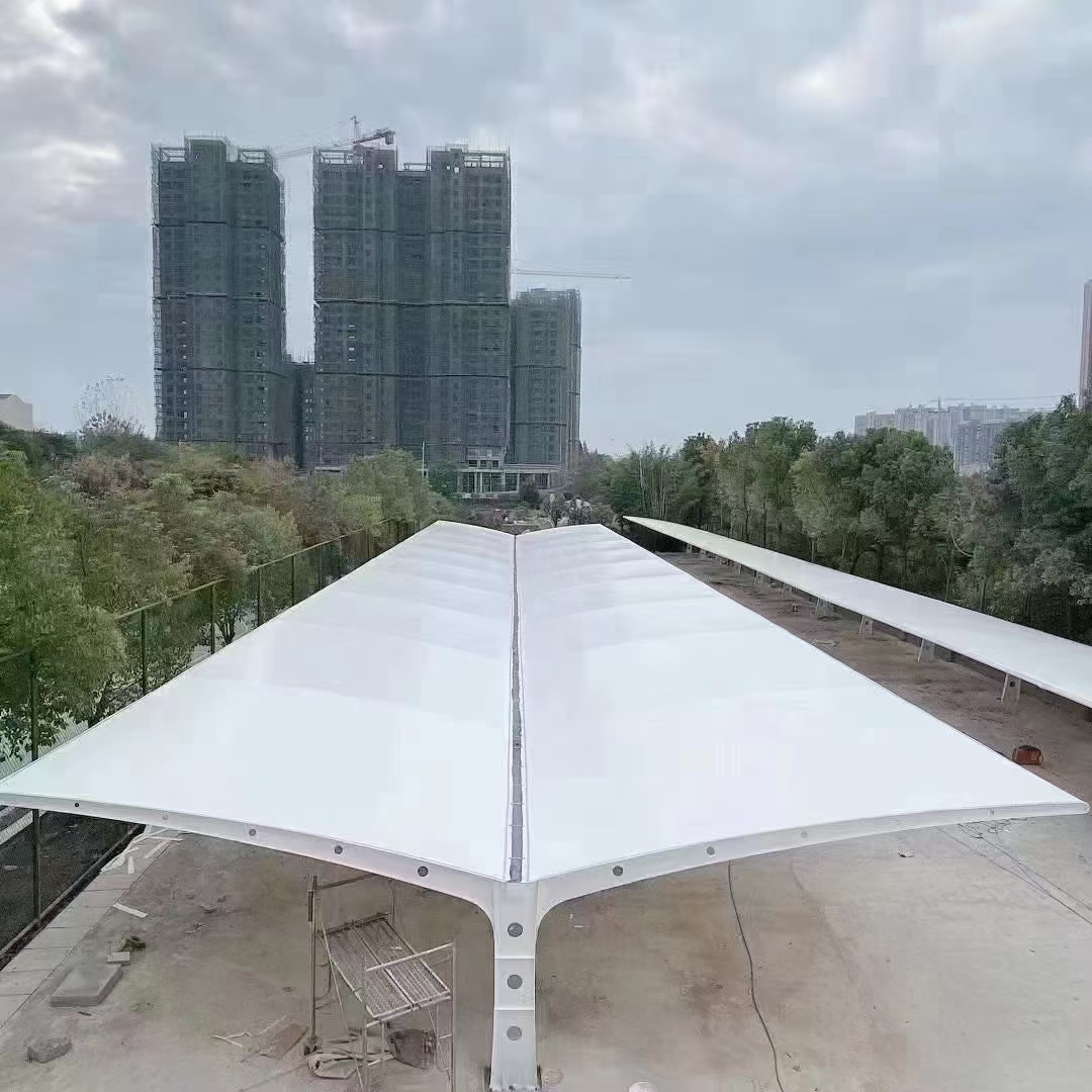 膜结构电动车车棚