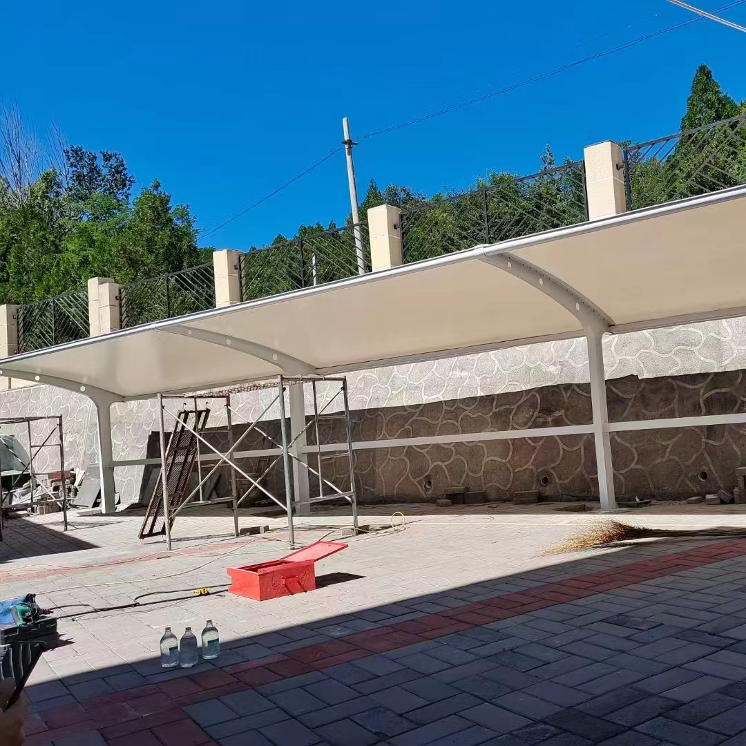 小区膜结构车棚