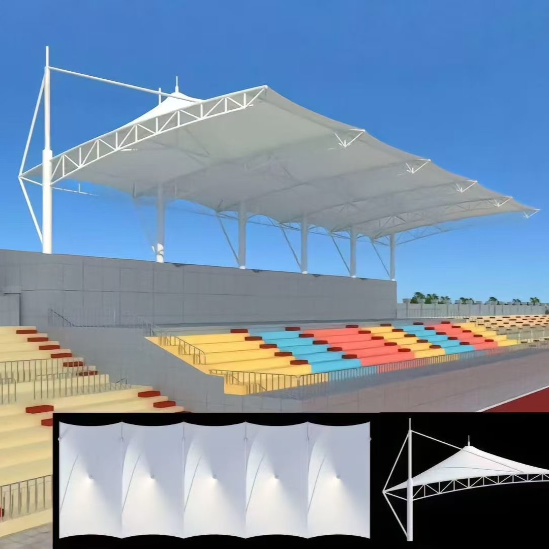 足球场膜结构看台