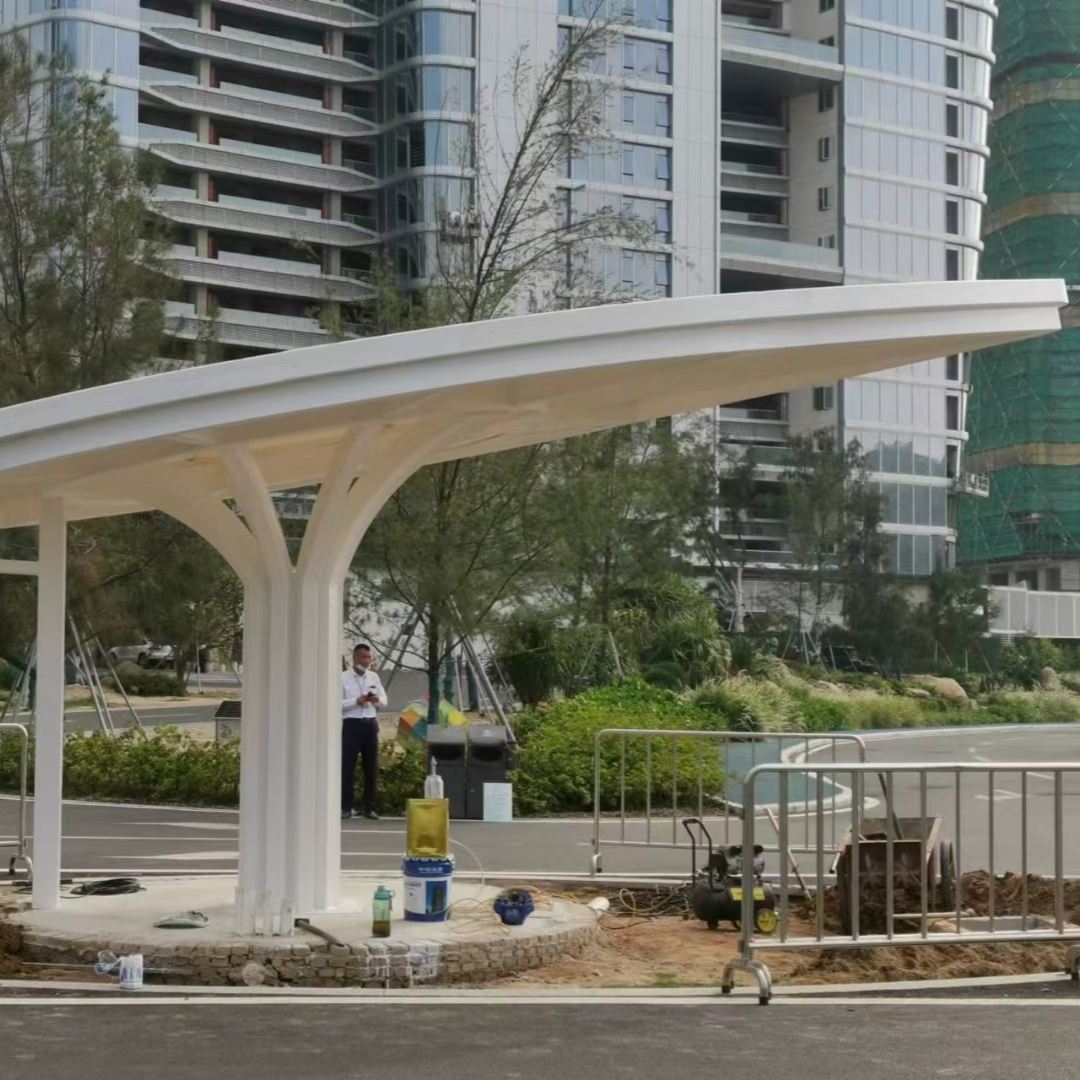 膜结构景观遮阳棚