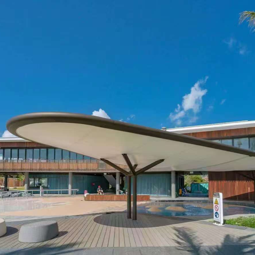 游泳池膜结构遮阳棚