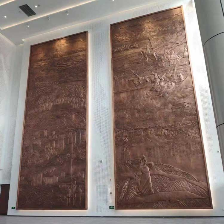 锻铜浮雕壁画