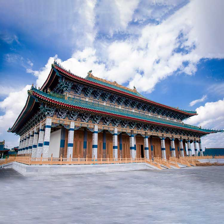 铜包柱子仿银装饰