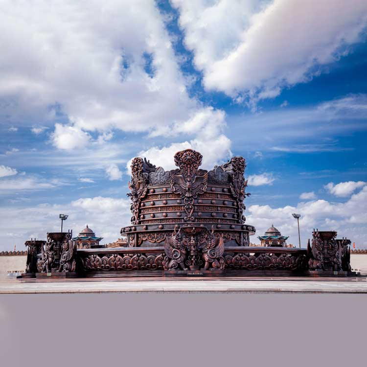 火撑子景观铜雕塑