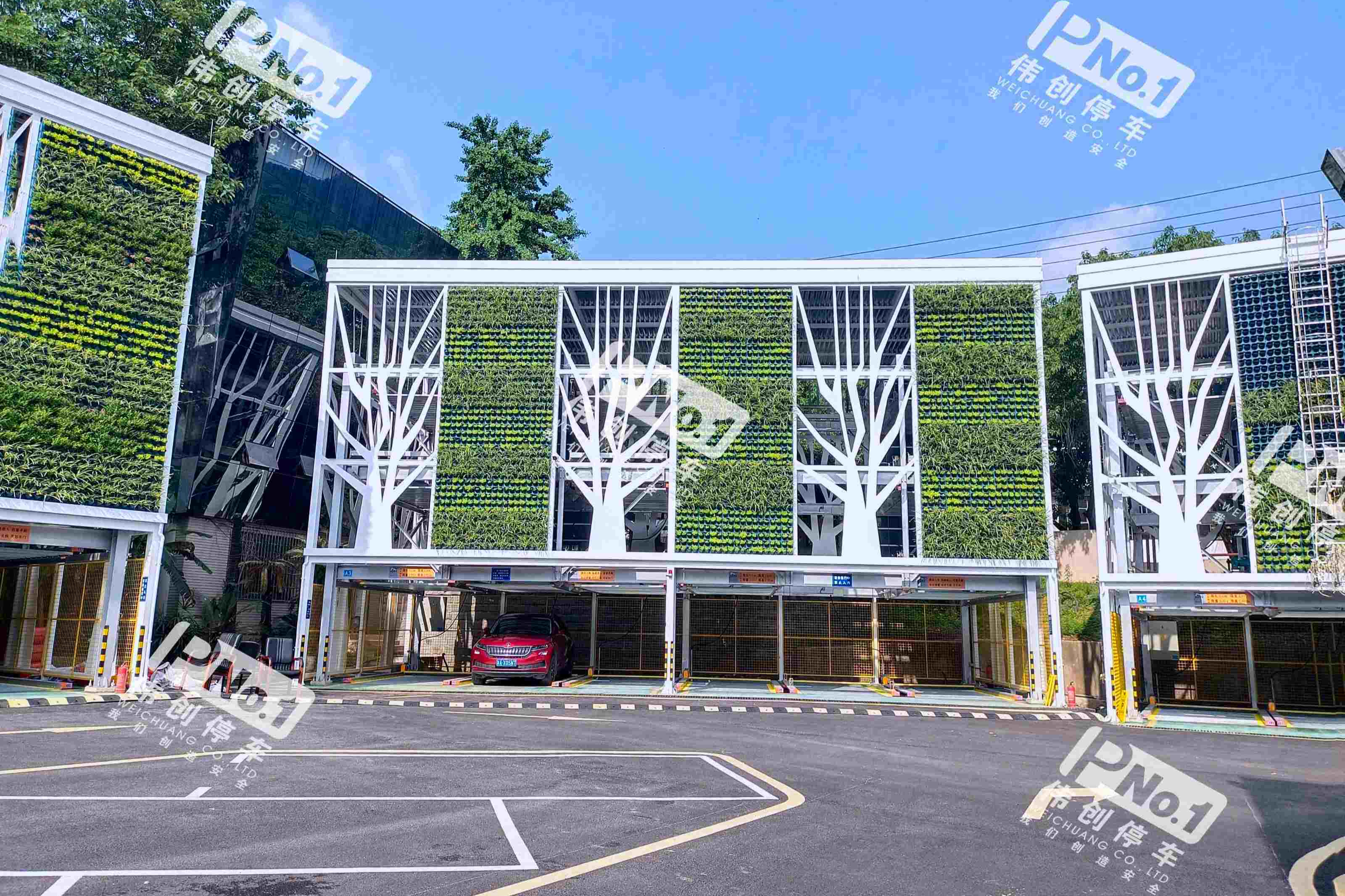 重庆市崇文路口立体停车库