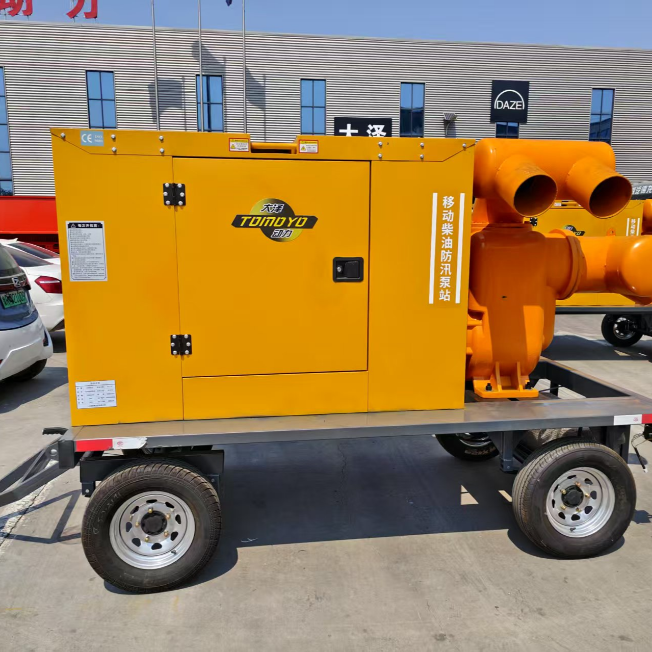 800立方防汛排涝移动泵车