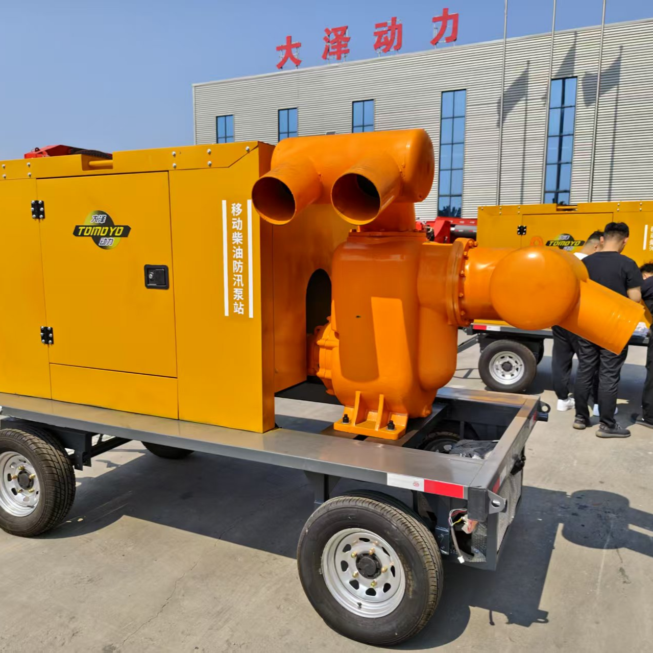 2000立方防汛排涝移动泵车