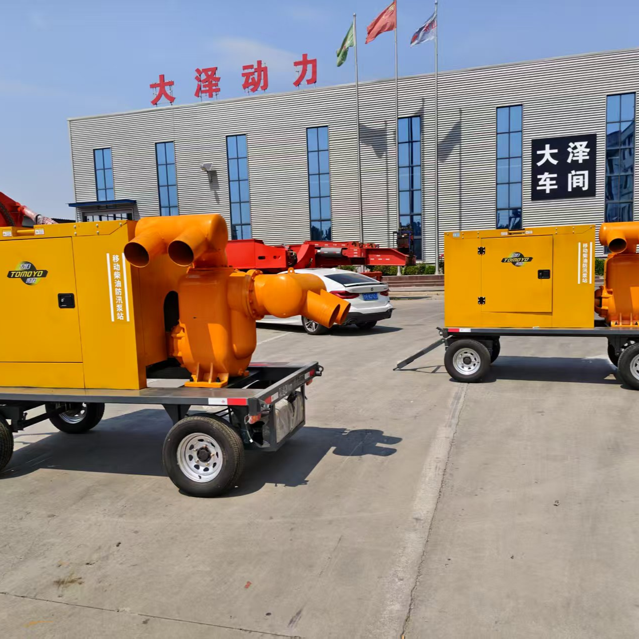 2500立方防汛排涝移动泵车