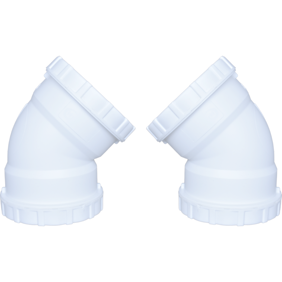 HDPE 45° Double Expansion Elbow