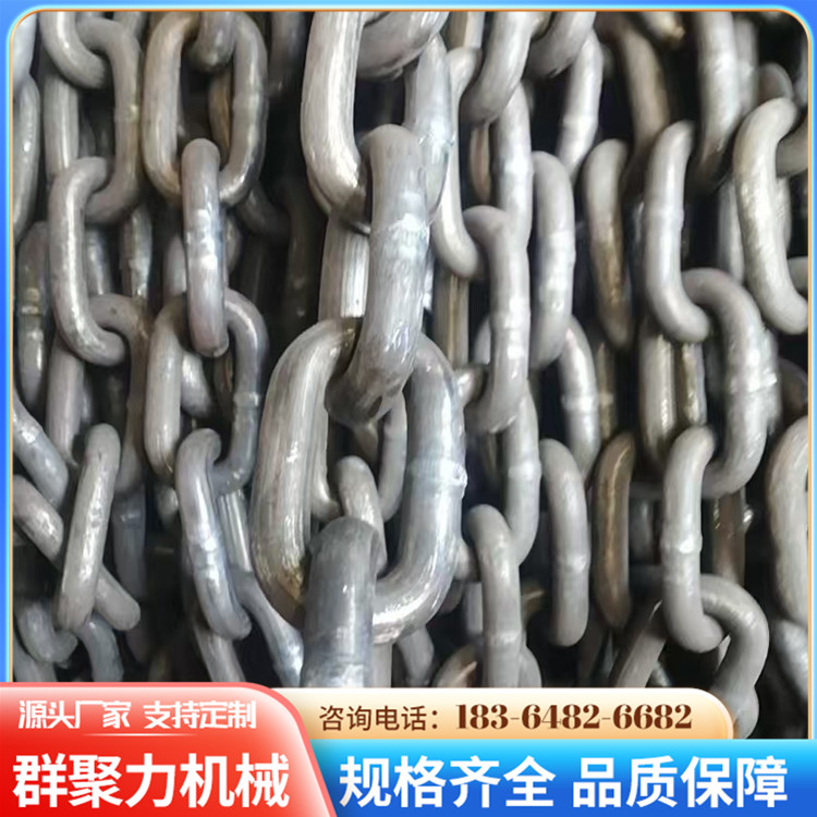 河道护栏链条绿化铁链 加粗景区桥梁护栏