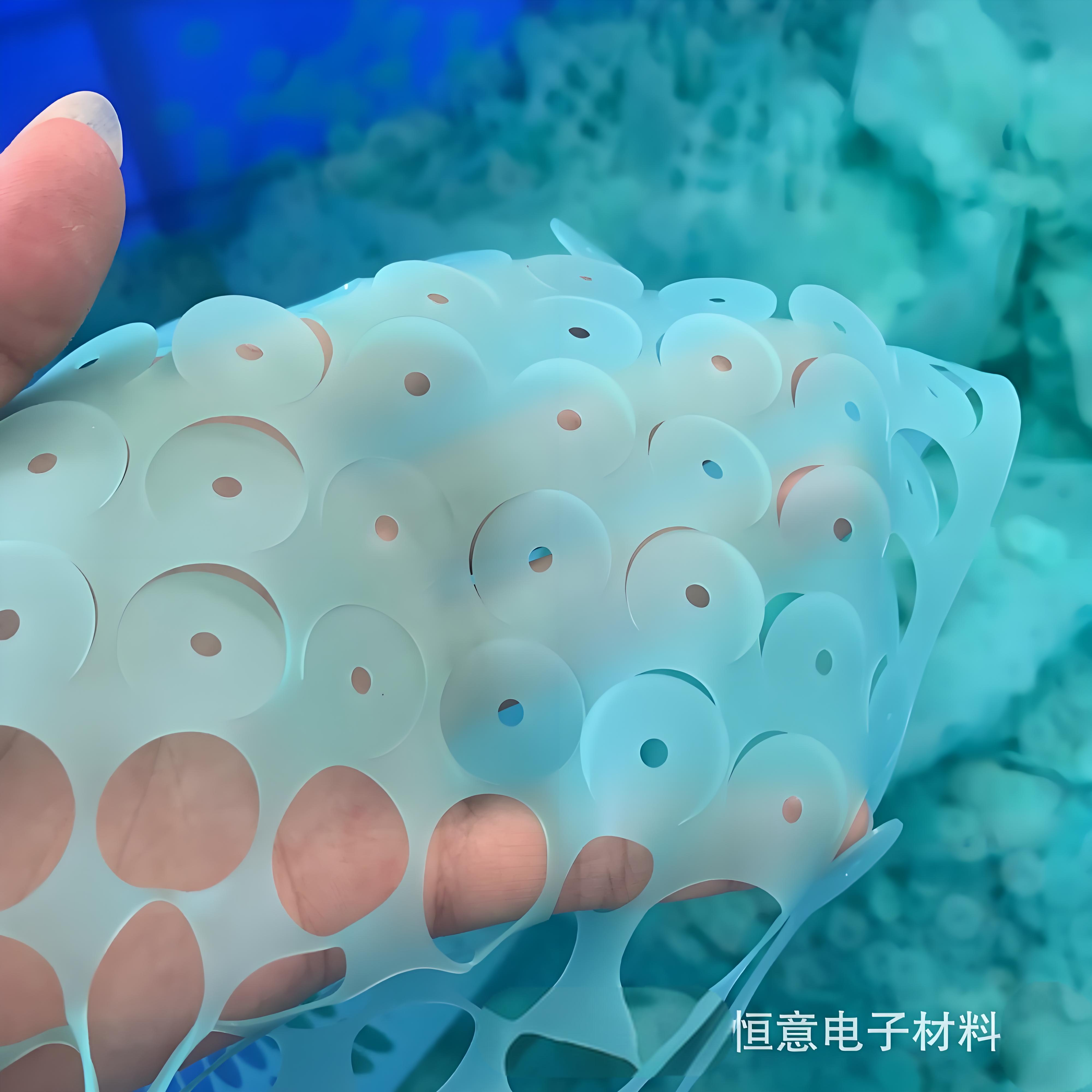 密封垫片蓝色磨砂背胶硅胶垫圆形垫 垫环保硅胶垫 瓶盖密封