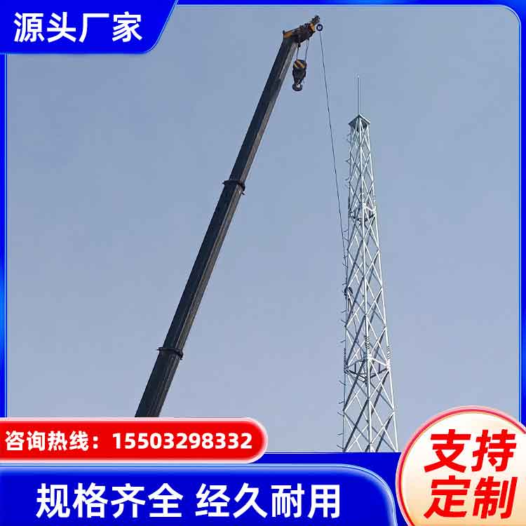 Angle steel lightning rod tower