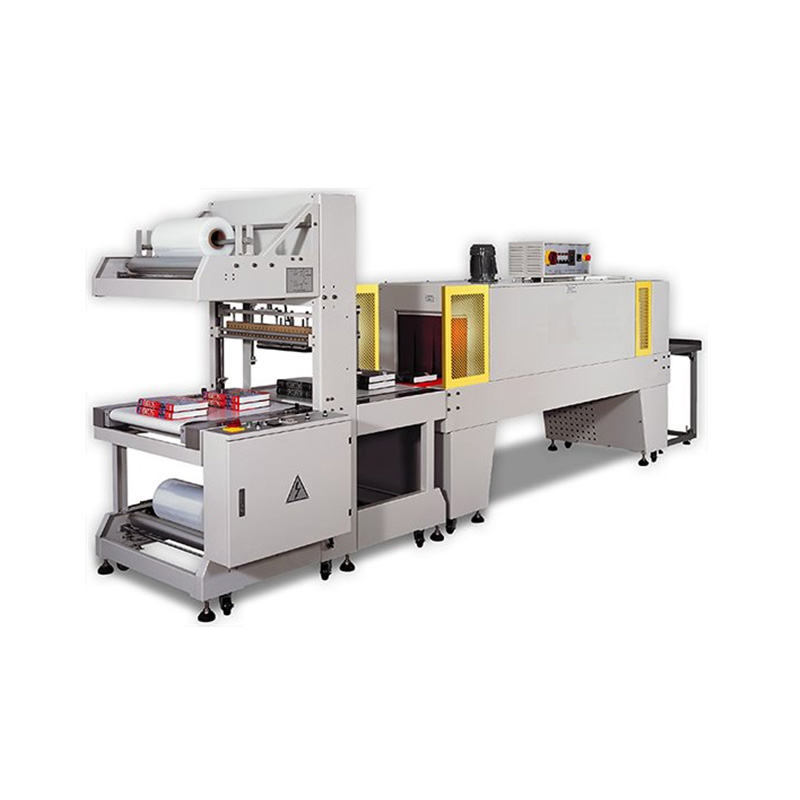 FL-6030Z + SM-8040PE全自动直进料袖口式封切、收缩包装机