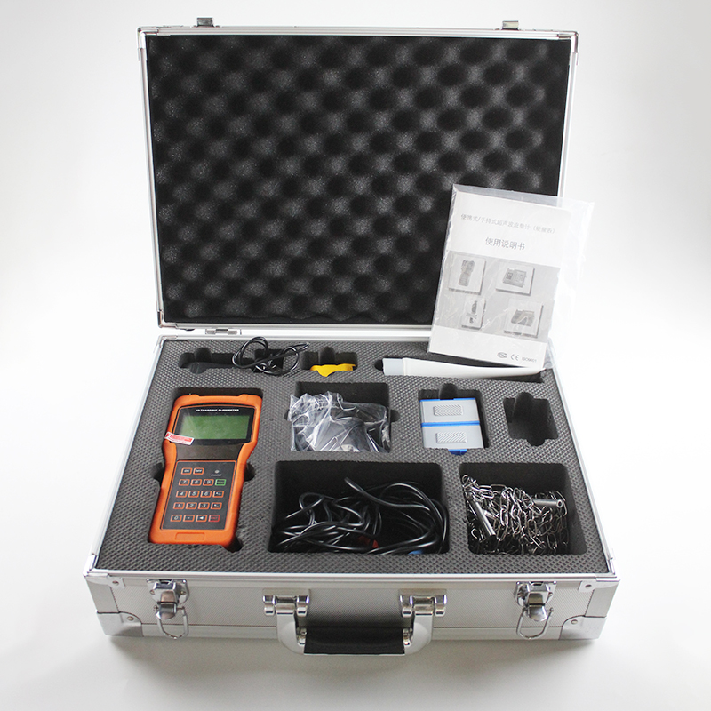 便携式超声波流量计 带定时打印功能 外贴供暖流量表在线监测系统