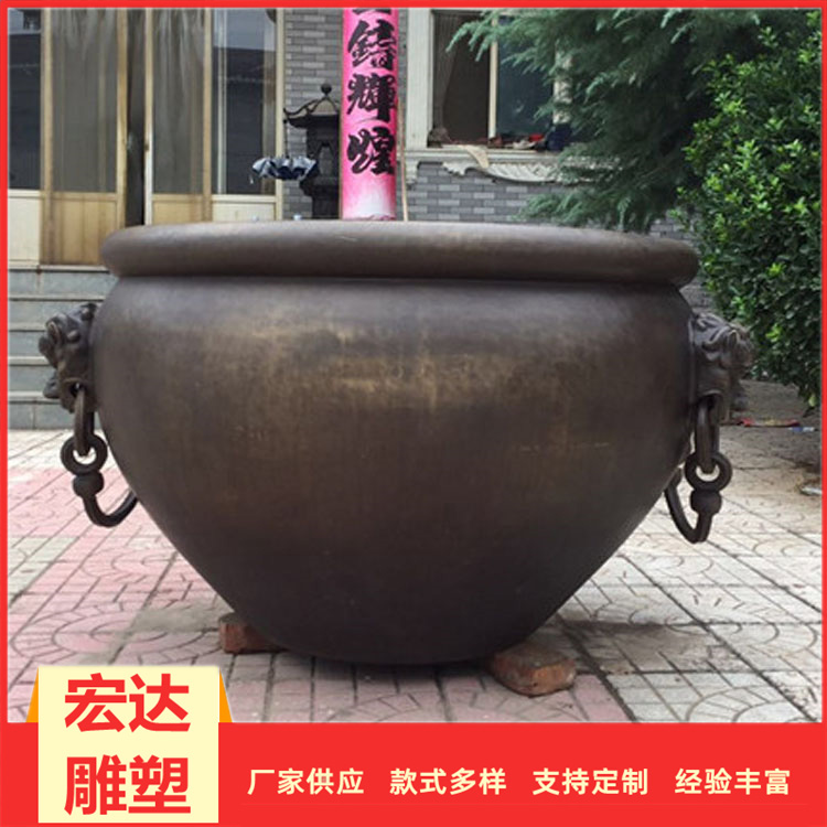  仿古铜雕缸