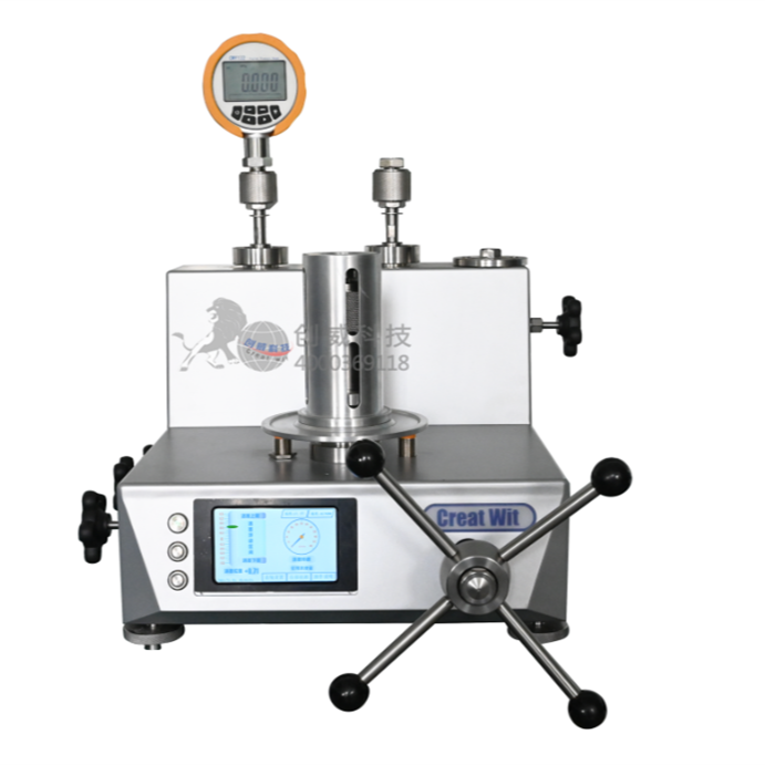 Ultra-High Pressure Gas Piston Pressure Gauge - Gas Medium, Gas Lubrication