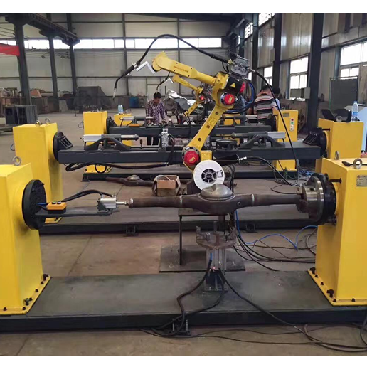 单机双工位机器人焊接系统工作站