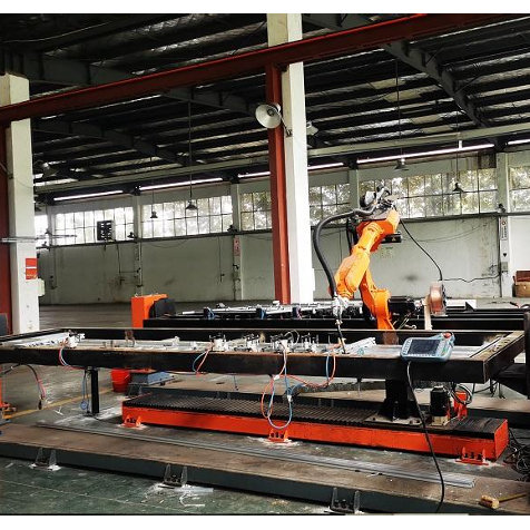 单机双工位机器人焊接系统工作站