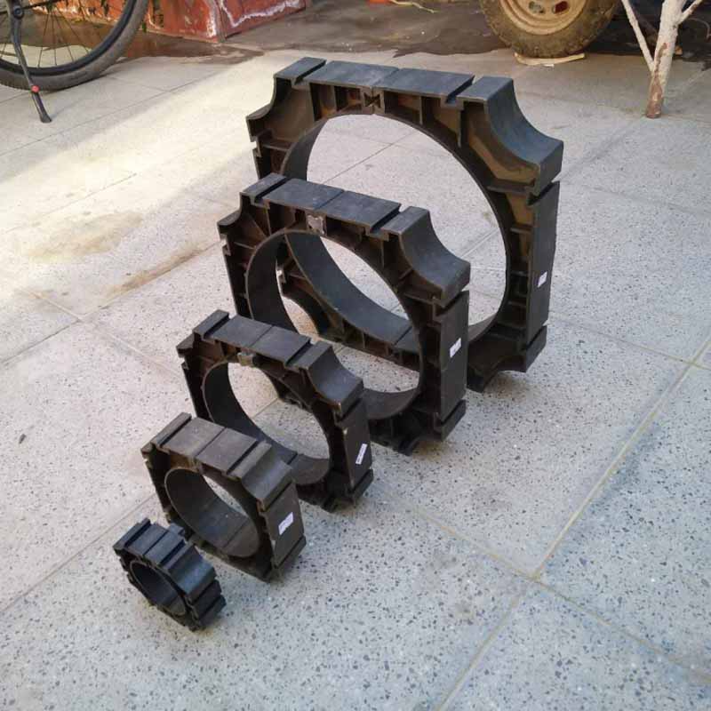 圆形电力管枕 规格齐全 50#-315# 电力管的固定支架 玻璃钢管枕