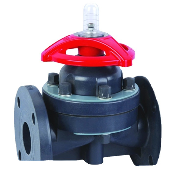 天一厂家供应PP阀门塑料阀门手柄式蜗轮式蝶阀FRPP阀门PPH/PE阀门