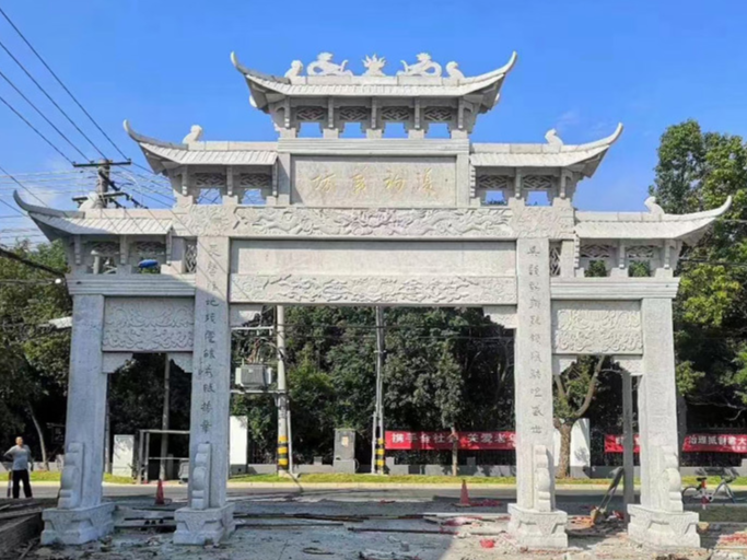修建石雕牌坊的作用和意义