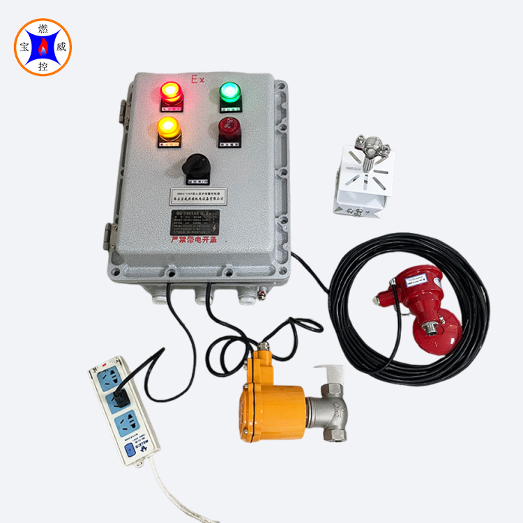 加热烘烤设备熄火检测保护装置  带燃料切断阀