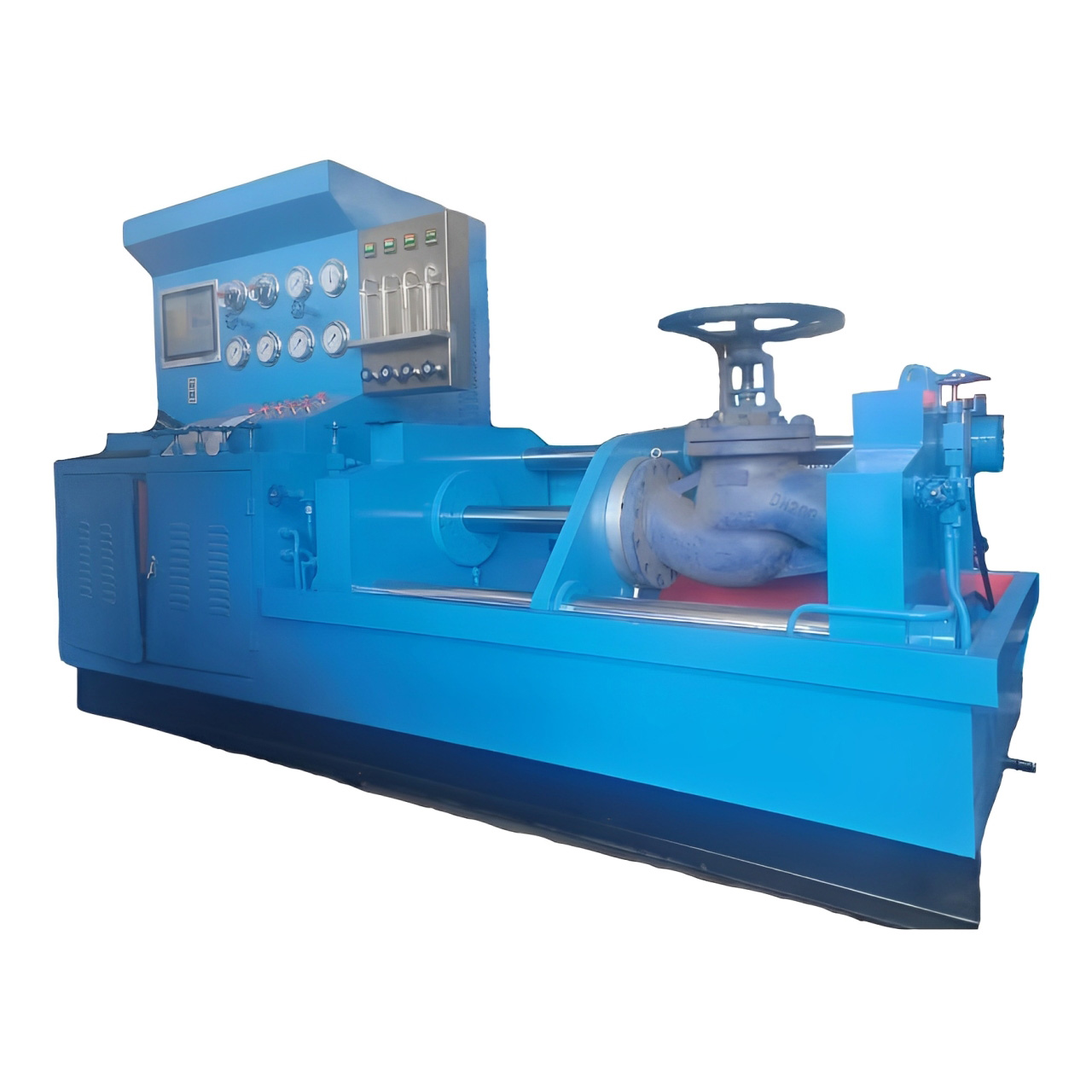 YFT-A300电脑操作顶压型液压阀门压力试验机，用于阀门密封和壳体性能测试