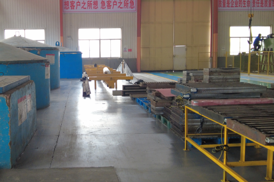 电永磁吸盘安装区