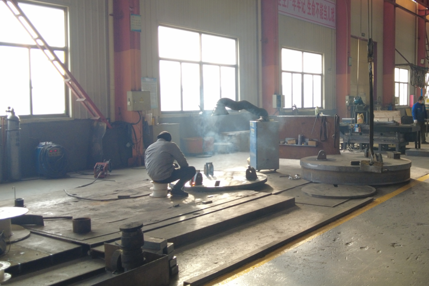 磁力吸盘焊接区