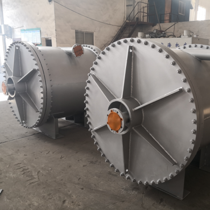 卧式螺旋板式换热器