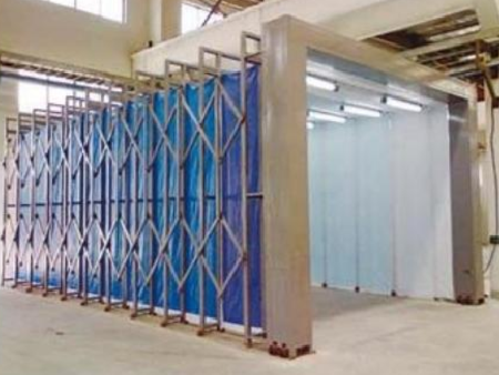 移动伸缩喷漆房的主要适用行业